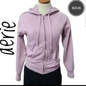 Aerie Pink hoodie Size XS